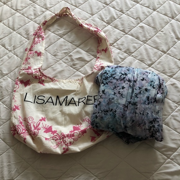 Silk Floral Maxi Skirt swim beach sheer delicate - Picture 7 of 14